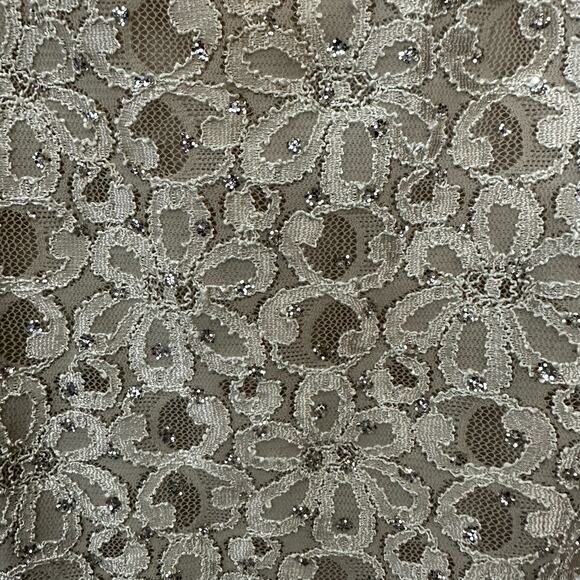 R&M Richards Women's Beige Sequined Tank Camisola‎ Sleeveless Lace  20W Coquette - Picture 5 of 5